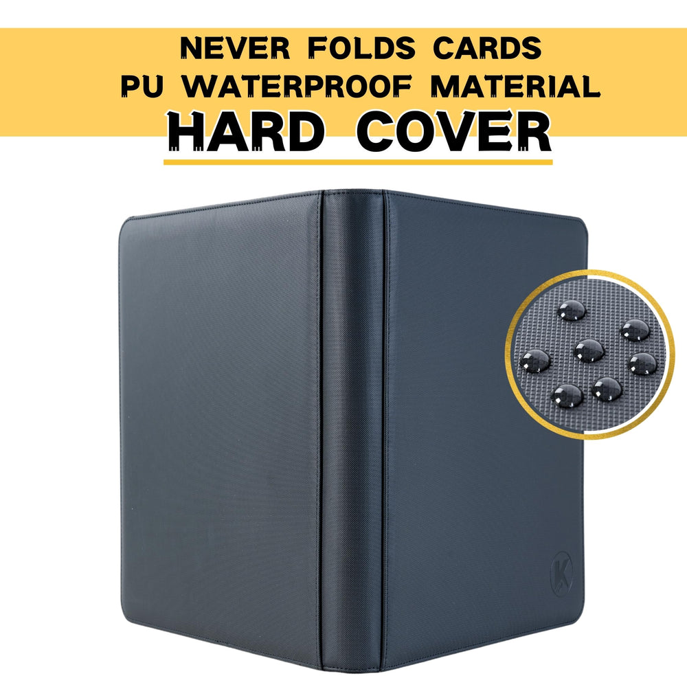 KUOOKING durable waterproof PU cover protects cards in varied conditions.