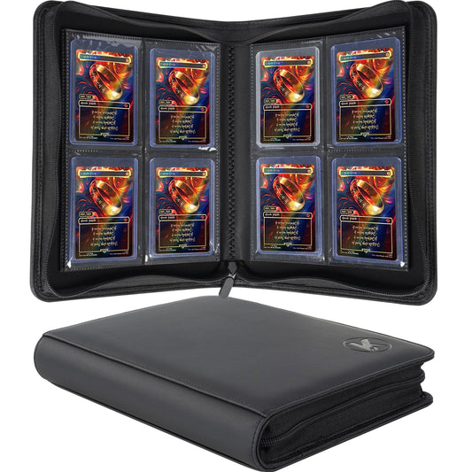 KUOOKING Toploader Binder with 128-card capacity keeps your collection organized.