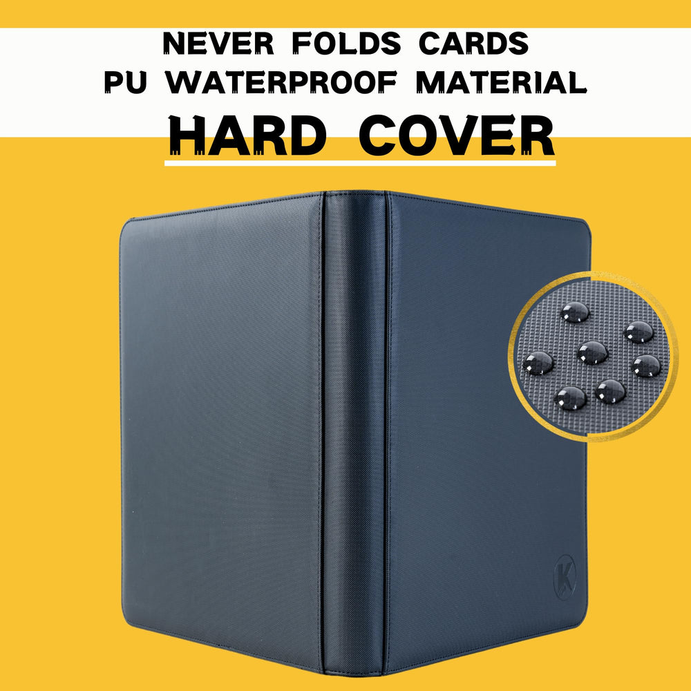 KUOOKING Toploader Binder side-loading design enables easy insertion and reading.