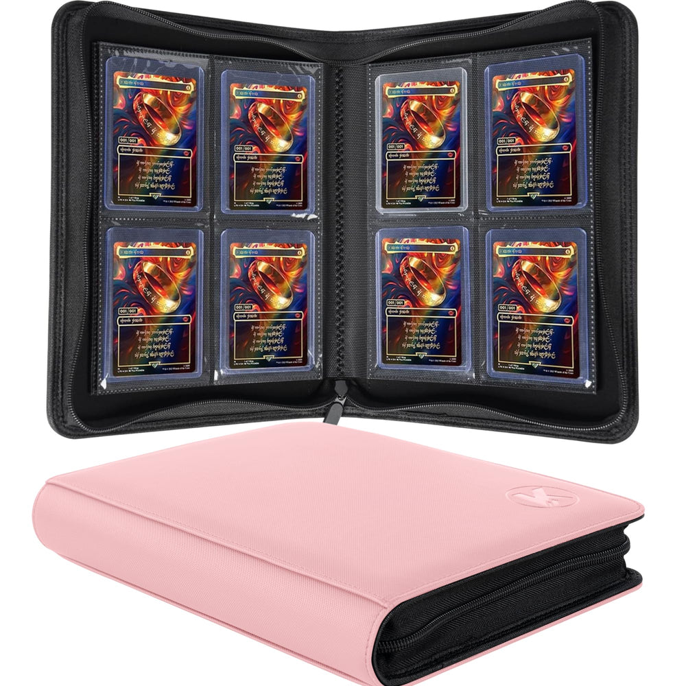 KUOOKING Toploader Binder with side-loading design for quick card access.