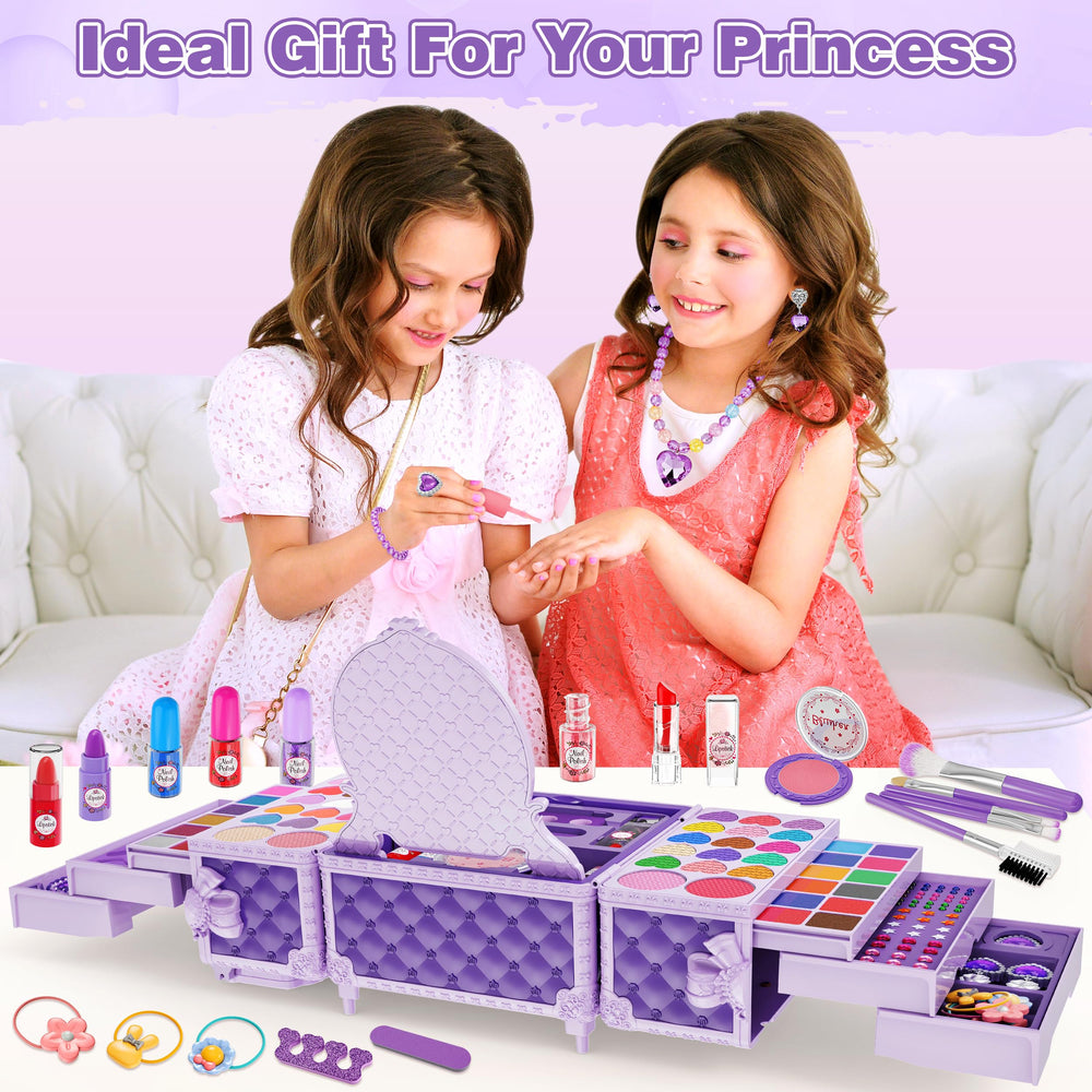 Kuovei 99pc vanity set encourages safe washable playtime