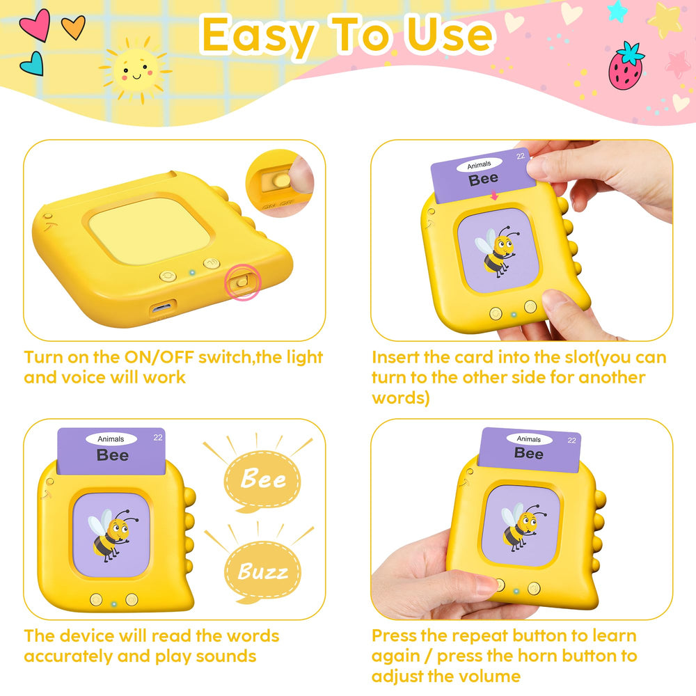 Kuovei card reader compact size enables easy on-the-go learning