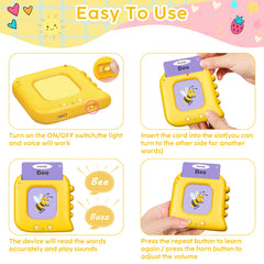 Kuovei card reader compact size enables easy on-the-go learning