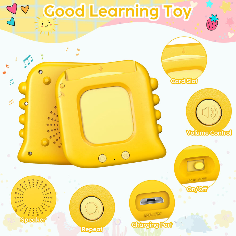 Kuovei package contents: 120 cards, reader, and USB cable for learning