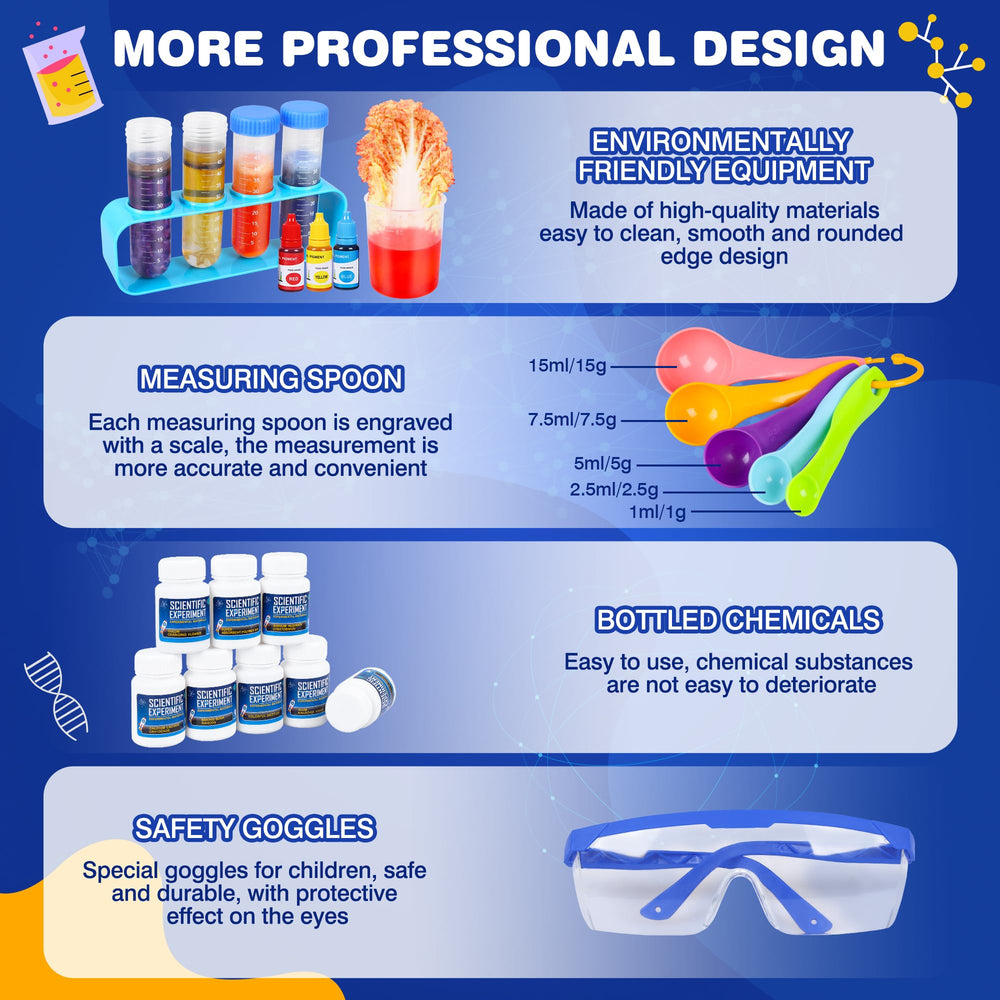 Kuovei measuring cups help kids measure liquids for precise steps.