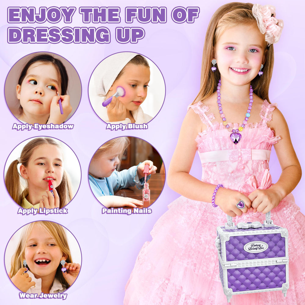 Kuovei vanity playset encourages bonding during shared pretend play.