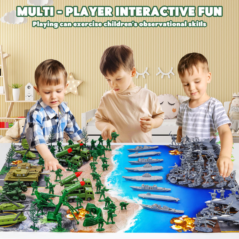 Kusntin trees and walls add immersive battlefield scenery