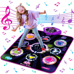 Kusntin Dance Mat folded for travel, easy storage and on-the-go fun.