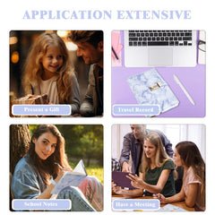 Kutoda Marble Diary waterproof cover protects entries during travel and spills.
