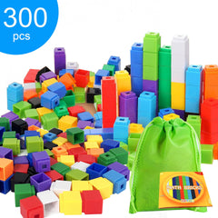 KUTOI colorful cubes stacked to support color recognition and math play