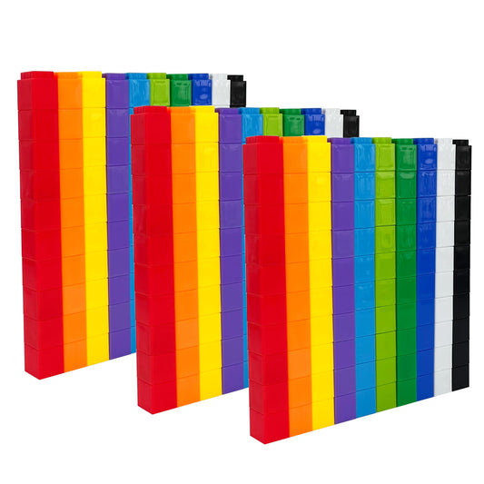 KUTOI math linking cubes pack shot for counting practice