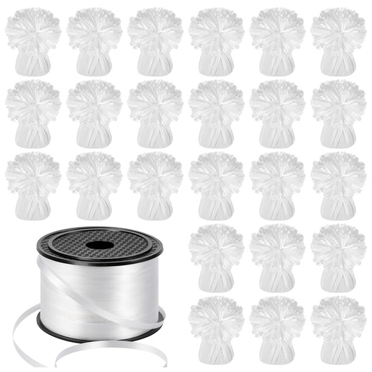 KVCSYAW 24-pack balloon weights stabilize balloons on any surface