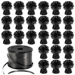 KVCSYAW black metallic balloon weights securely anchor balloons on tables