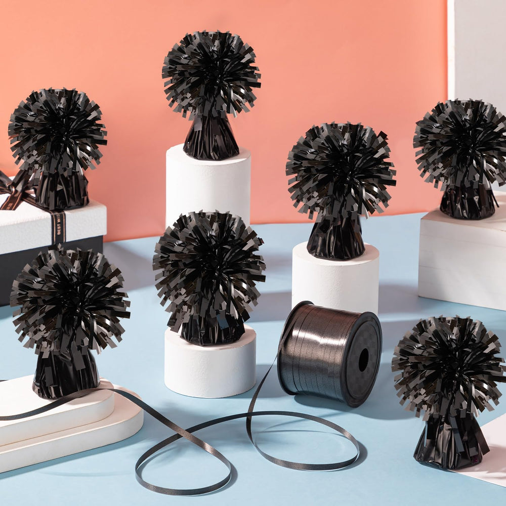 Black ribbon and weights by KVCSYAW ideal for Halloween and New Year decor