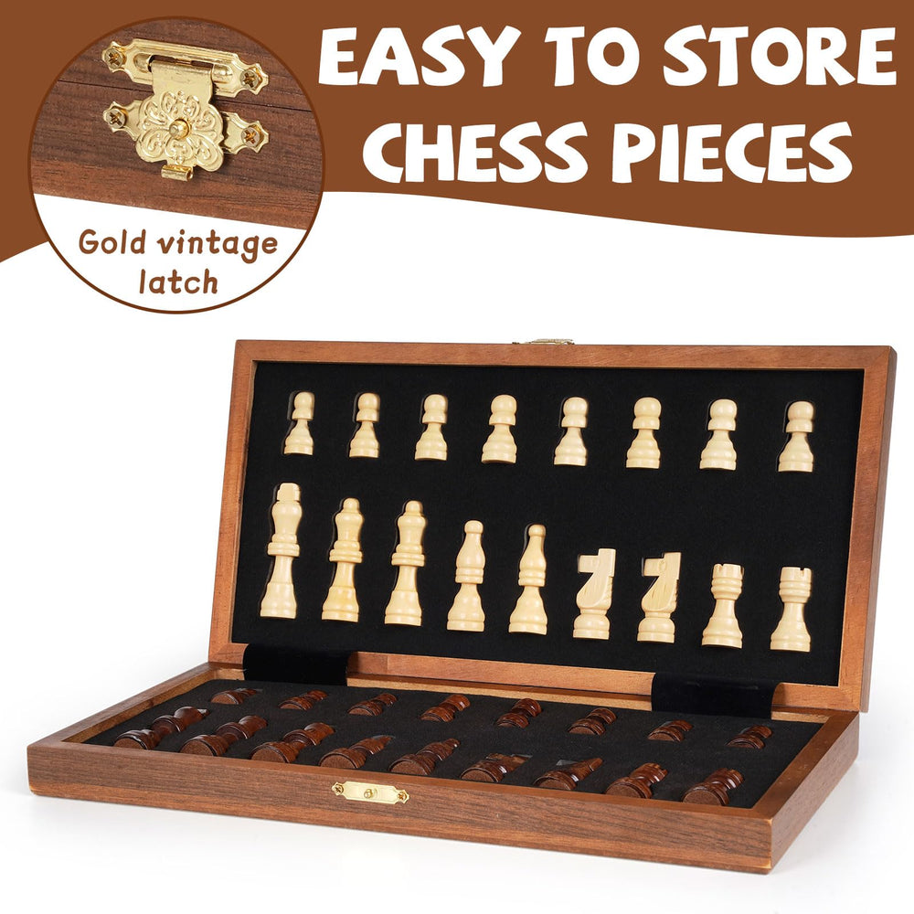 Kvintes magnetic pieces securely attach to the board