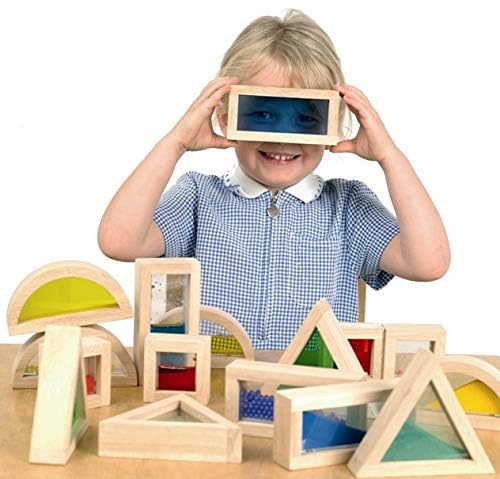 Kvintes toddler blocks inspire tower building and imaginative play.