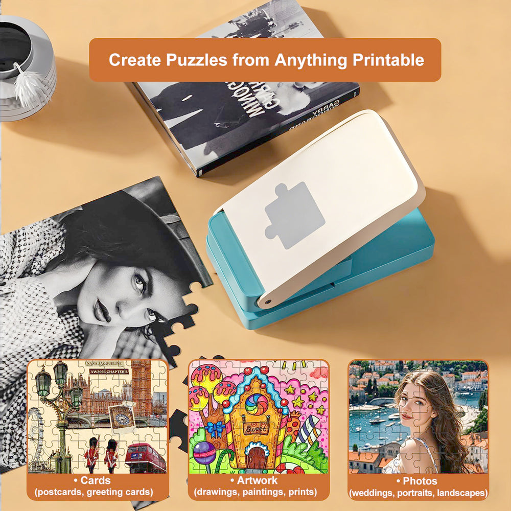 KW-Trio Puzzle Punch includes a convenient storage lock for compact storage.