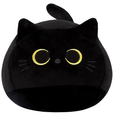 KWQBWQF black cat plush toy 20-inch for cuddling and comfort.