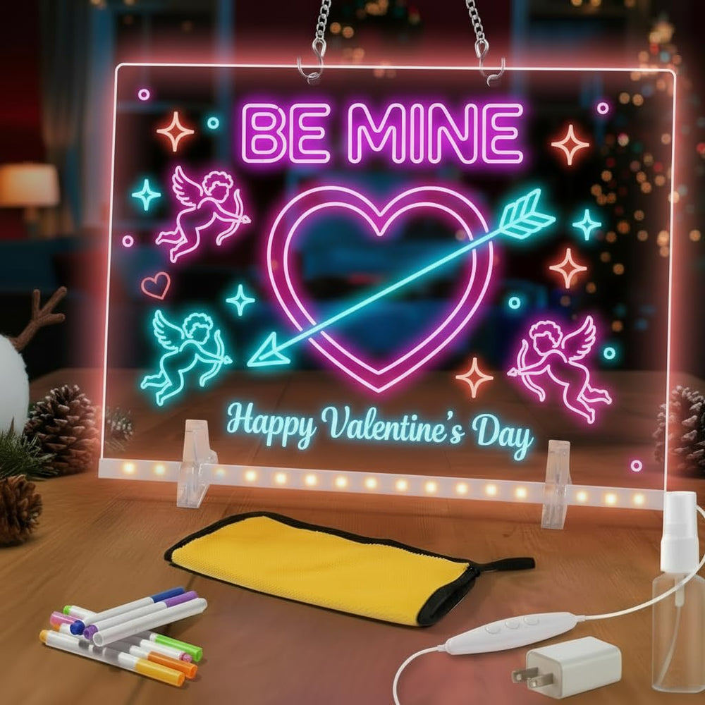 Seven colored markers included for immediate creativity on Lumiboard