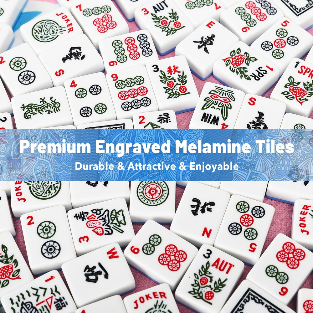 Gift-ready Kyerlish mahjong set suitable for game lovers