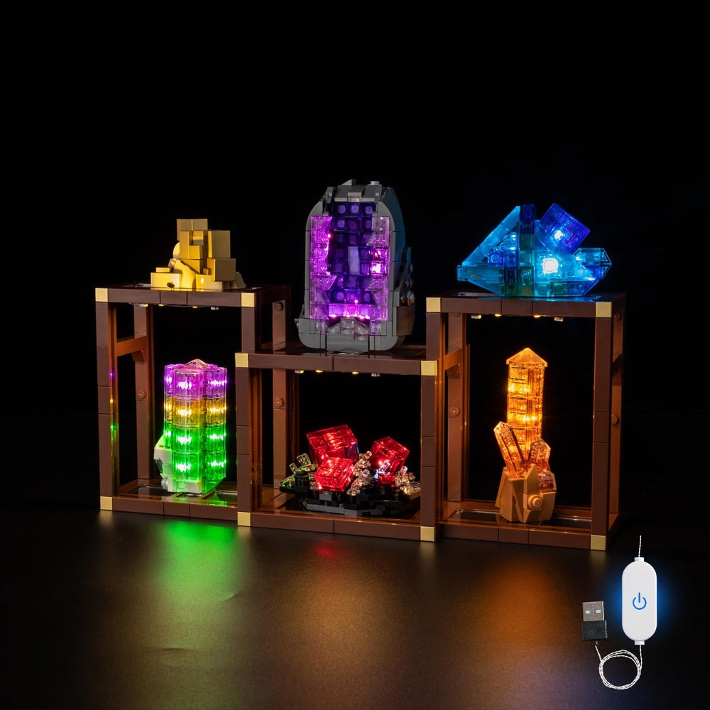 Kyglaring LED light kit for Lego 21362 with hidden wiring enhances display