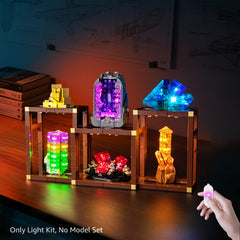 Kyglaring light bags show a clear, step-by-step assembly sequence