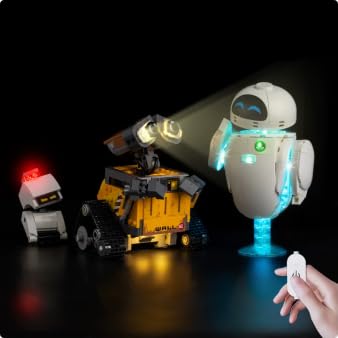 Kyglaring Wall-E EVE 43279 light kit enhances brightness with fingertip touch control.