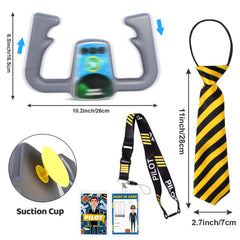 Kyson pilot ID card with lanyard for realistic role play
