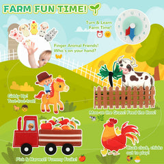 Kyteazr Busy Book fruit and vegetable picking page encourages healthy food exploration.