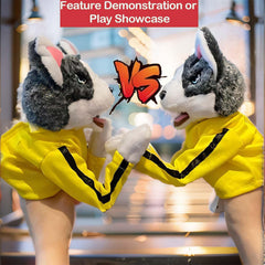 KYWYOYOU Cartoon-design Husky puppet appealing character ideal for gifting
