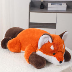 Labauxite fox stuffed animal with soft plush fabric for gentle cuddles.