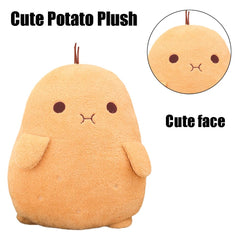 Labauxite potato plush hug-size suitable for bedtime and travel comfort.