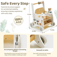 Labebe safe materials and rounded edges support gentle play