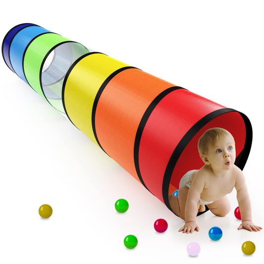 Labeol Kids Play Tunnel features a colorful design for active, imaginative crawling sessions.