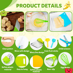 Labeol cutting boards provide a stable surface for safe kid prep.
