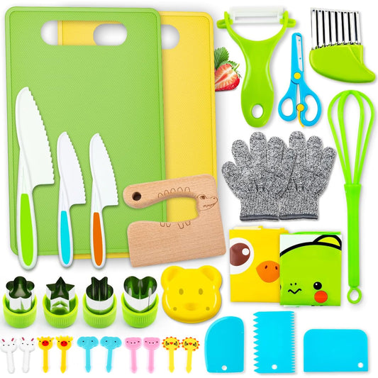Labeol Montessori Y-peeler for safe, precise peeling during kid-friendly cooking.