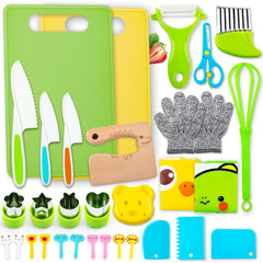 Labeol Montessori Y-peeler for safe, precise peeling during kid-friendly cooking.