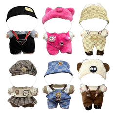 Labooboo 6-set clothes for 17cm dolls, versatile play-ready outfits