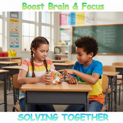 Labyrinth 3D Puzzles Maze Cube ball-maze interior in motion helps concentration.