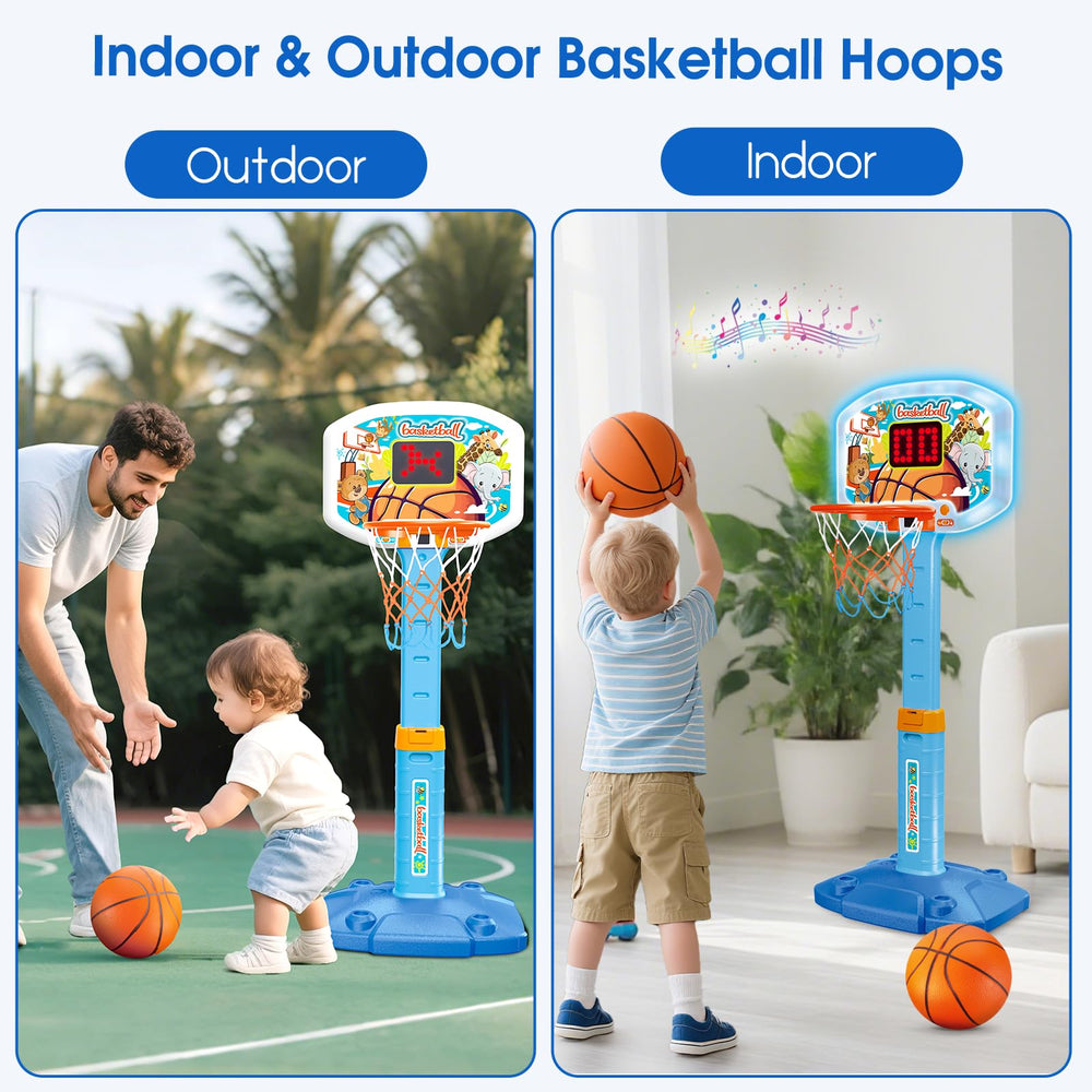 LACCHOUFEE LED scoreboard with bright lights for interactive play