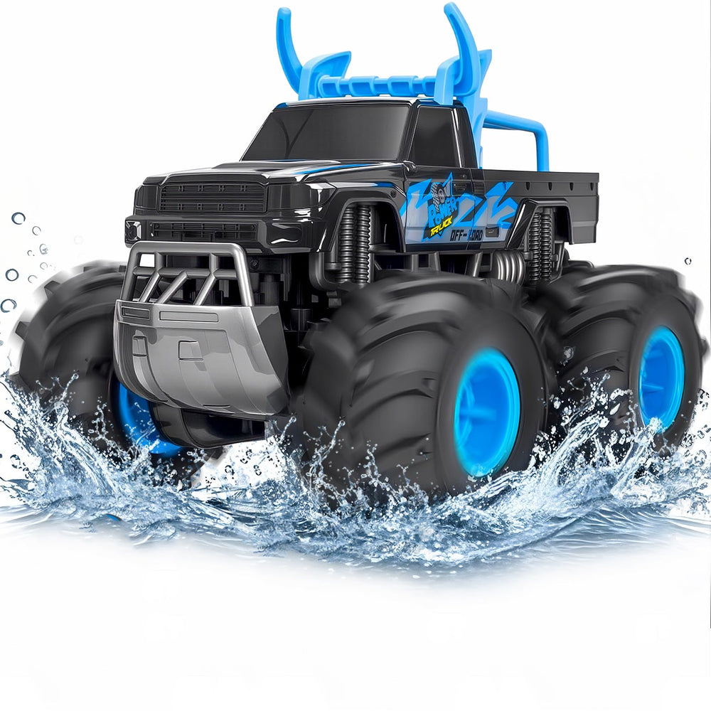 LACCHOUFEE monster truck RC front view offers rugged outdoor excitement
