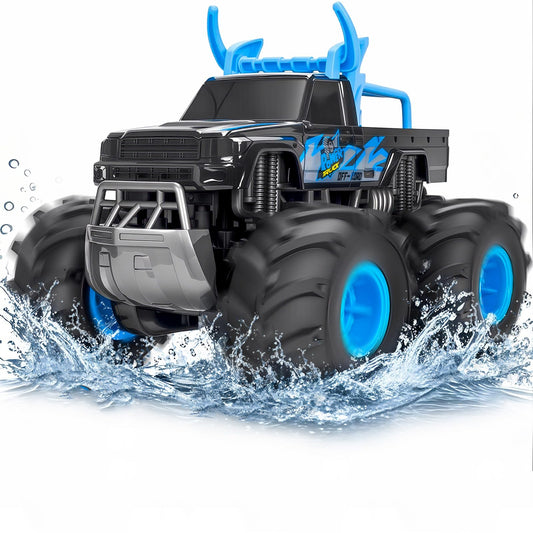 LACCHOUFEE monster truck RC front view offers rugged outdoor excitement