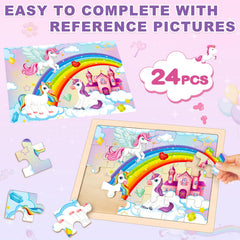 LACCHOUFEE Montessori-style puzzles support early learning and logical thinking.