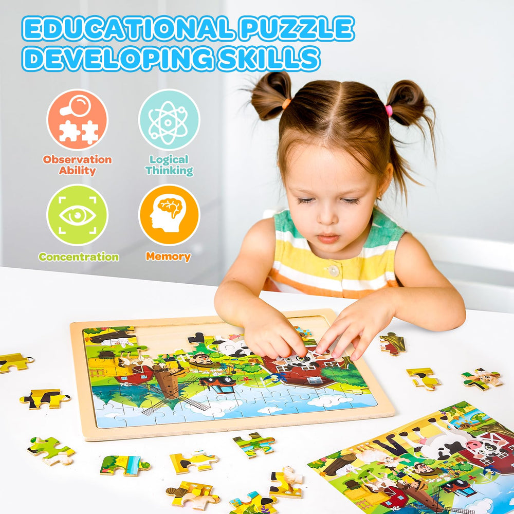 LACCHOUFEE ocean puzzle enhances spatial awareness with sea creatures