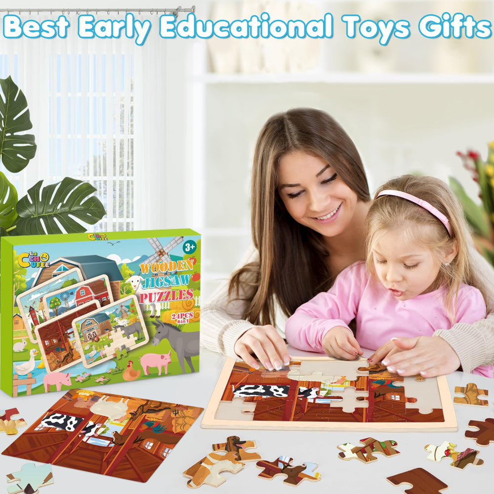 LACCHOUFEE preschool gift puzzles are ideal for birthdays and holidays