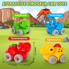 LACCHOUFEE track assembly around a colorful dino world