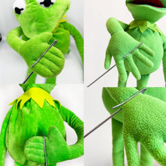 Lacroky Kermit Puppet movable mouth for expressive play.