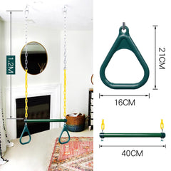 LadyRosian 47-inch chains close-up with weatherproof coating.