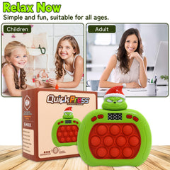 LAHAND Quick Push Bubble Game yellow duck bubble buttons close-up
