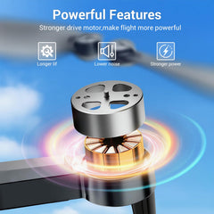 LAHEYI drone with brushless motor delivers stable, quiet flight